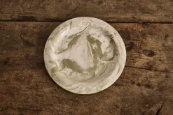 Vert Marbled Plate*TOTEM HOME Online