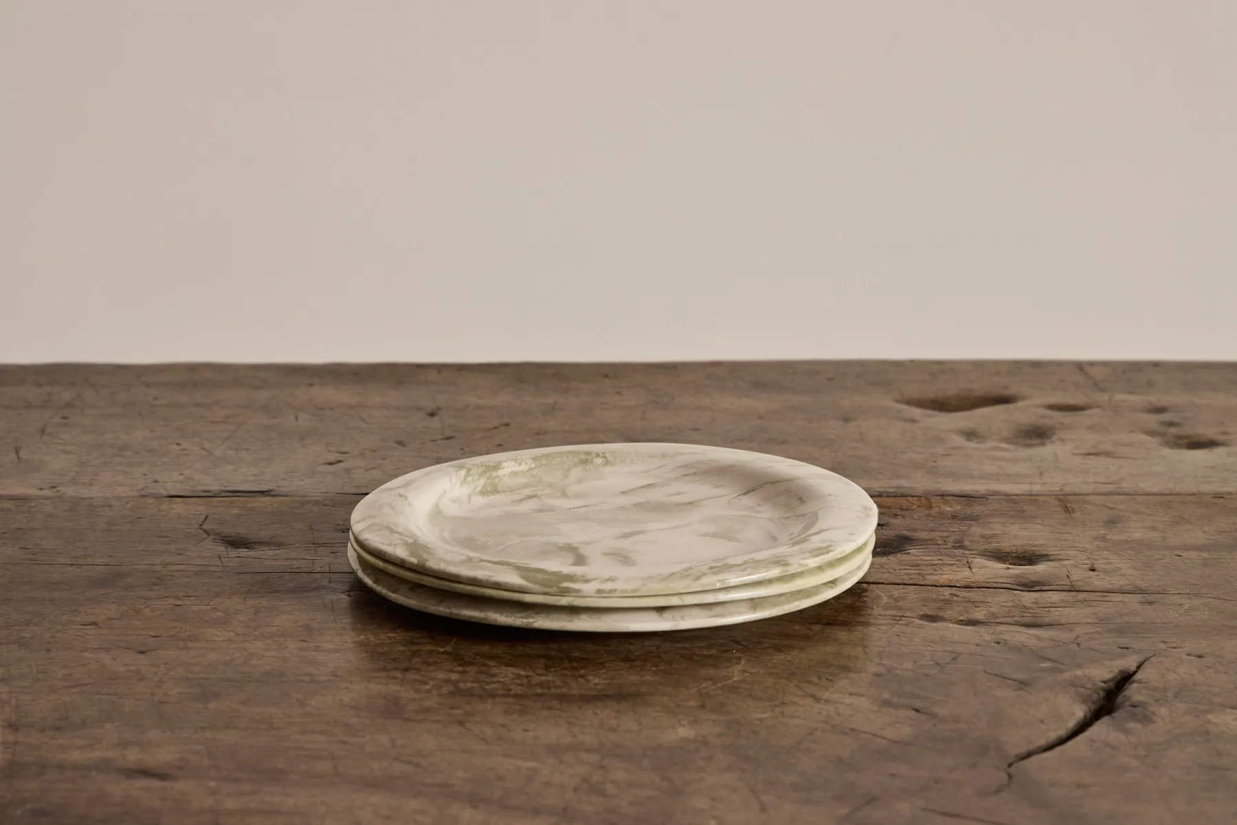 Vert Marbled Plate*TOTEM HOME Online