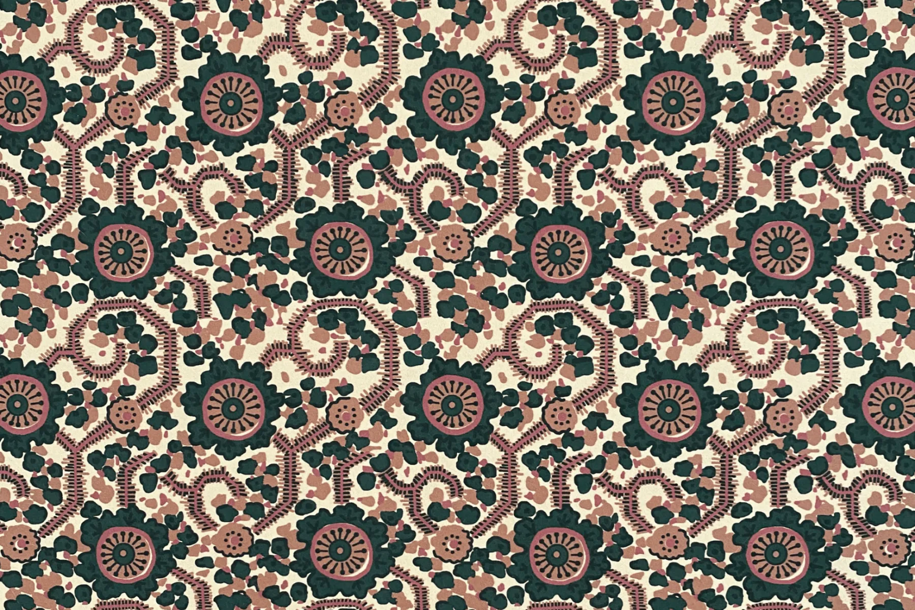 Wallpaper, Floral Maze*NICKEY KEHOE Fashion