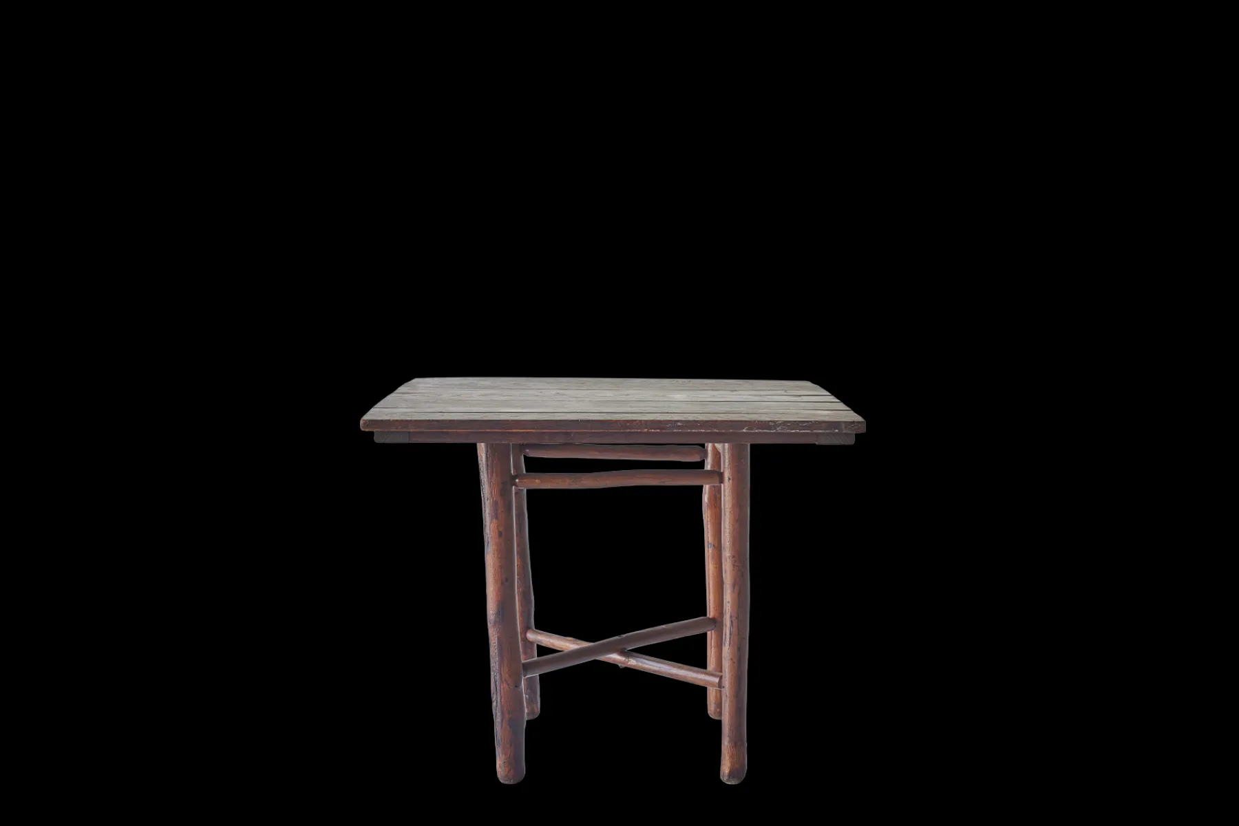 Wood Brutalist Table*VINTAGE Fashion