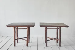 Wood Brutalist Table*VINTAGE Fashion