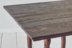 Wood Brutalist Table*VINTAGE Fashion