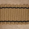 Woven Doormat in Wheat with Charcoal Stripe*HIDDEN New